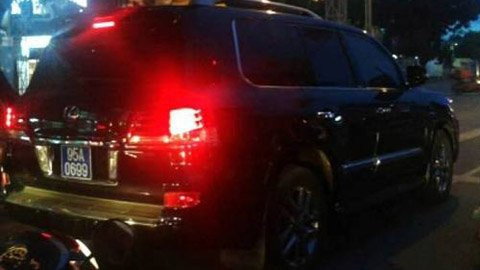 Chiếc Lexus 570 được ông Trịnh Xuân Thanh sử dụng