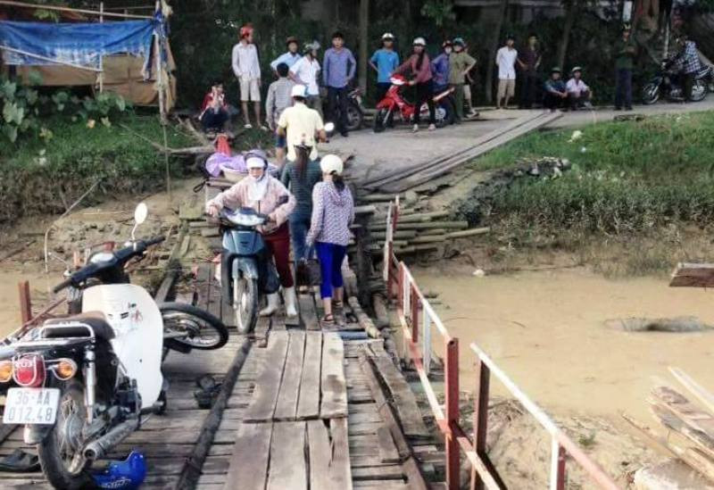 Hiện trường vụ việc. Ảnh: Bạn đọc