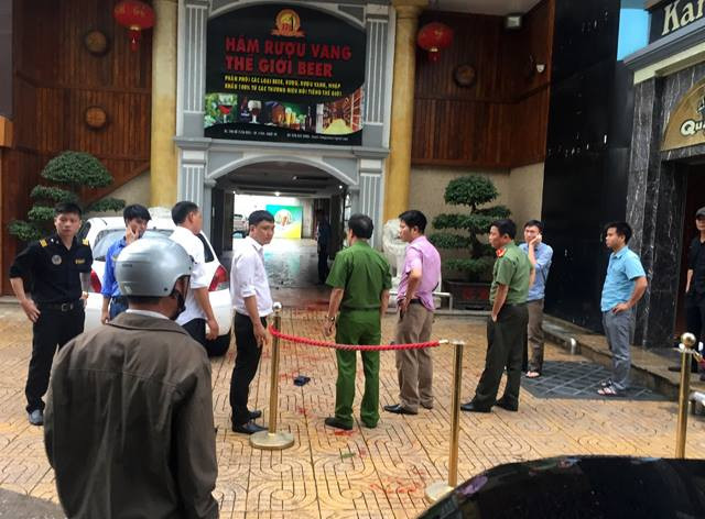 Hiện trường vụ việc.