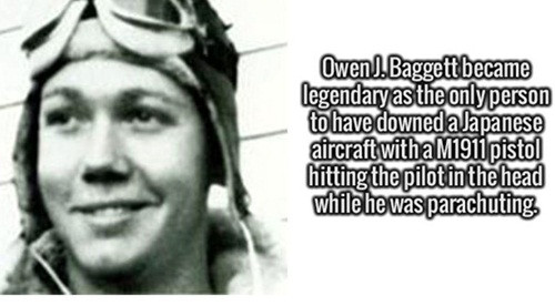 Phi công Mỹ Owen J. Baggett. Ảnh: Controversial times