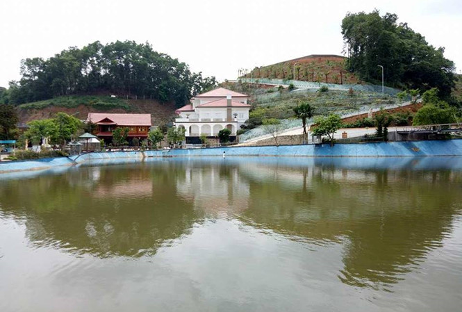 Biệt thự của gia đình ông Phạm Sỹ Quý. Ảnh: Minh Đức