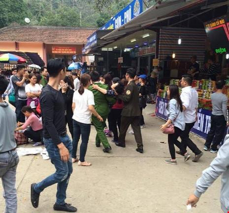 Hiện trường vụ xô xát