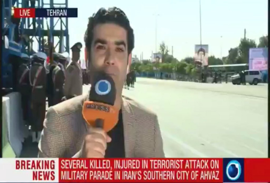 Cuộc diễu binh nơi xảy ra vụ tấn công. Ảnh: Twitter