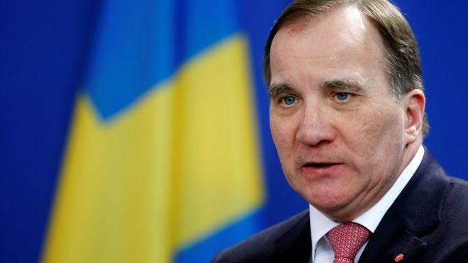 Ông Stenfan Löfven. Ảnh: Reuters