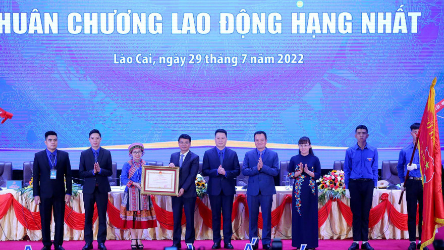 Những khoảnh khắc ấn tượng trong phiên trọng thể Đại hội Đoàn tỉnh Lào Cai