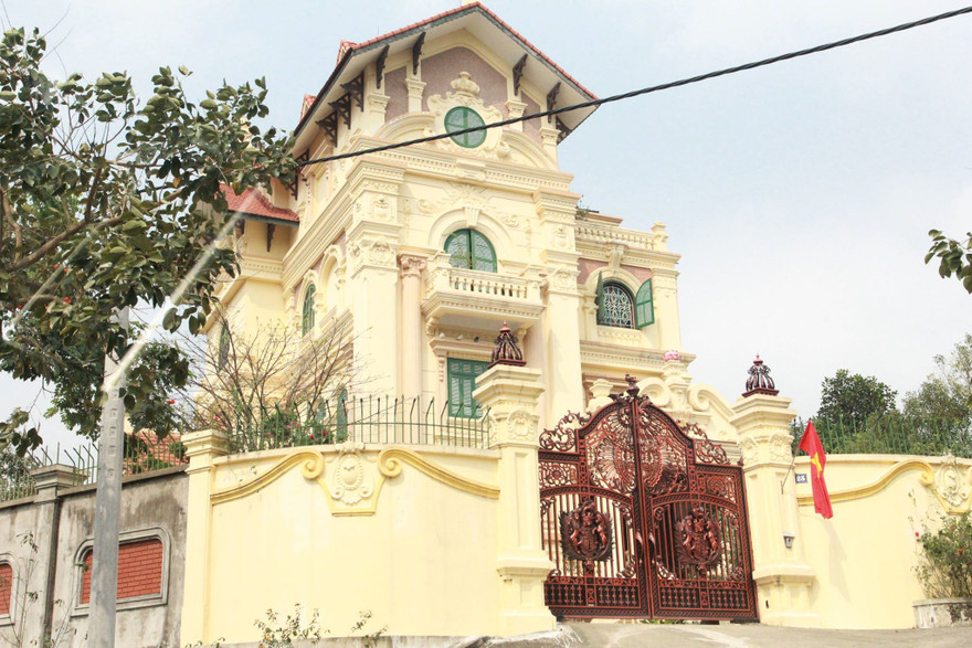 Căn biệt thự sai phép của ông Khâm.
