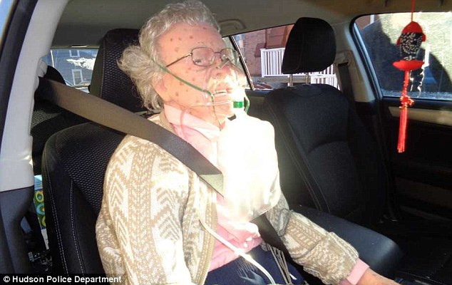 Hình nộm ngồi im lìm trong xe khiến cảnh sát tưởng là người thật.