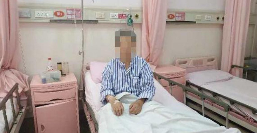 Một trong hai nạn nhân vụ mắc kẹt hi hữu. Ảnh: Shanghaiist