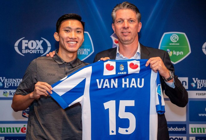 CLB Heerenveen tiếc nuối sau khi chia tay Văn Hậu