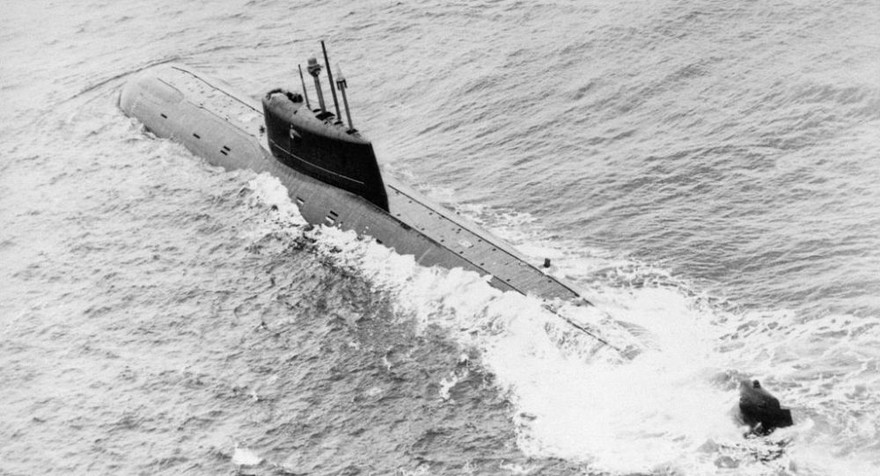 Tàu Komsomolets K-278. Ảnh: Sputnik