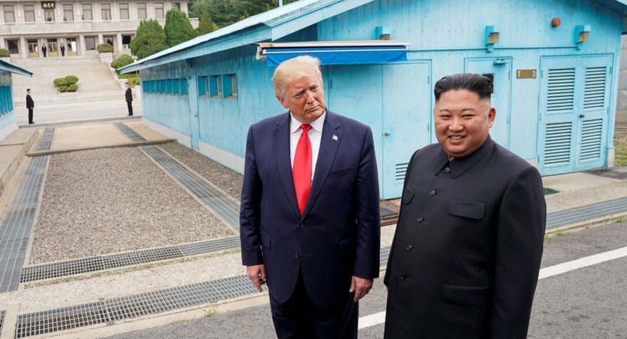 Tổng thống Mỹ Donald Trump và Chủ tịch Triều Tiên Kim Jong-un. Ảnh: Reuters