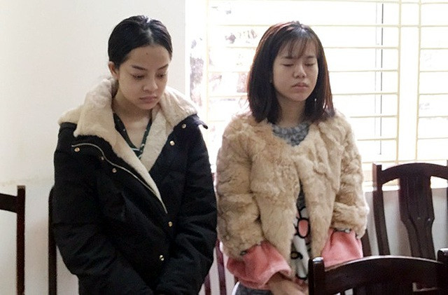 Trần Thị Hiền Trang và Trần Thị Lan. (Ảnh: CTV)