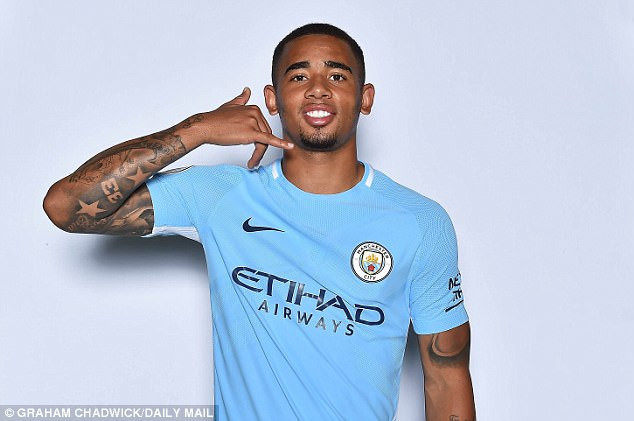 Gabriel Jesus đang có phong độ cao trong màu áo Man City 