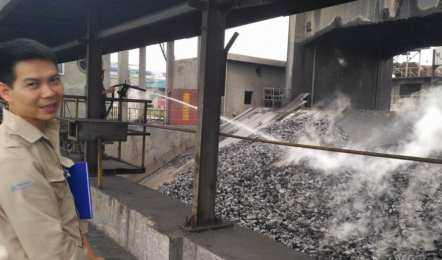 Khu vực xảy ra sự cố. Ảnh: Minh Đức