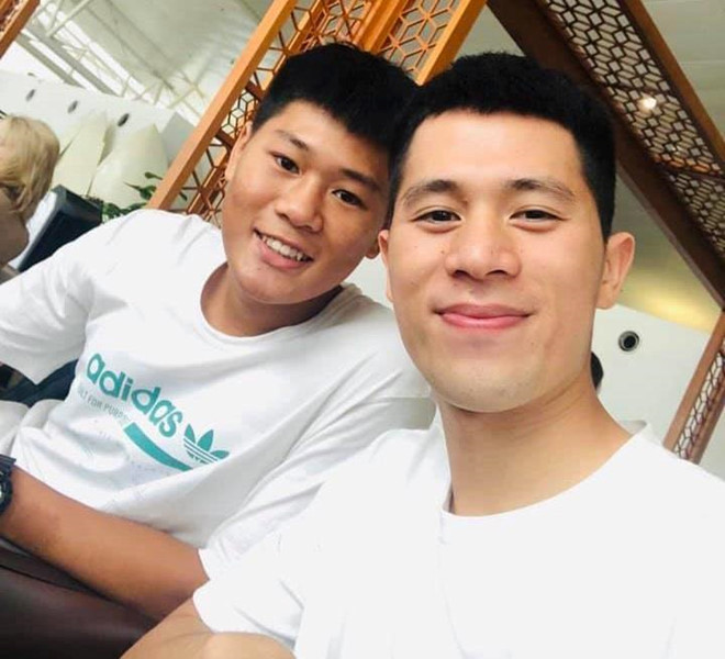 Đình Trọng cùng em trai