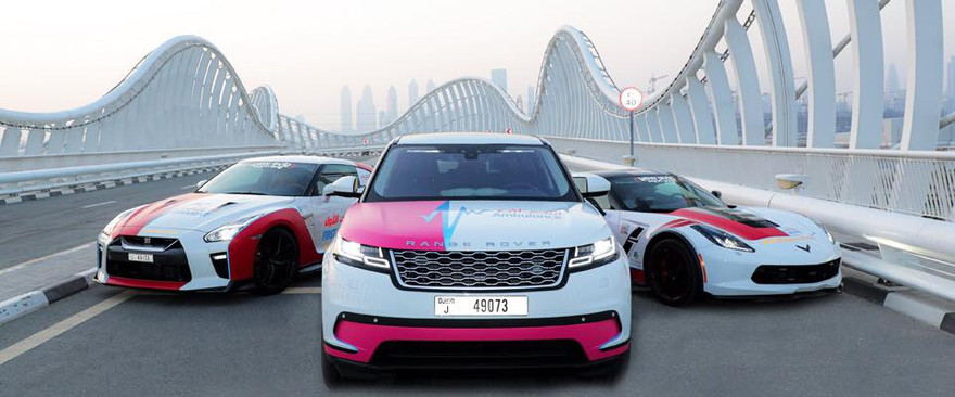 3 xe cứu thương mới của Dubai. Nguồn: CNN.