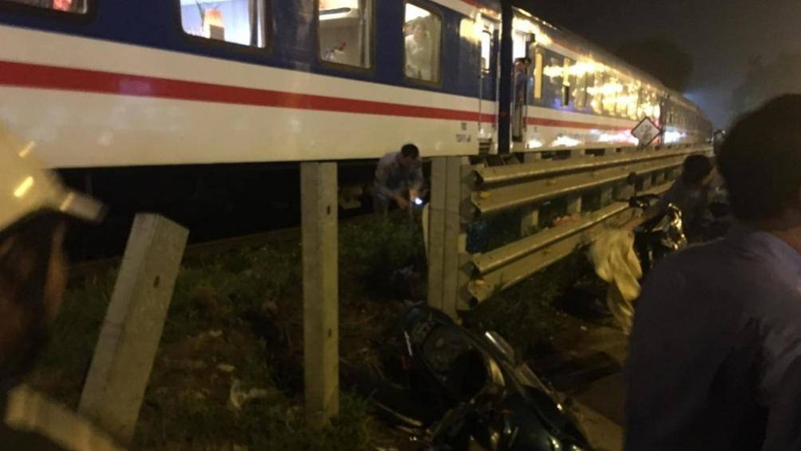 Hiện trường vụ tai nạn. Ảnh: V.H