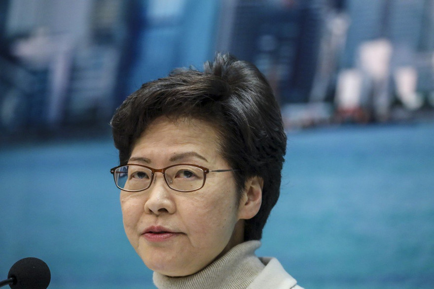 Đặc khu trưởng Carrie Lam. Ảnh: SCMP