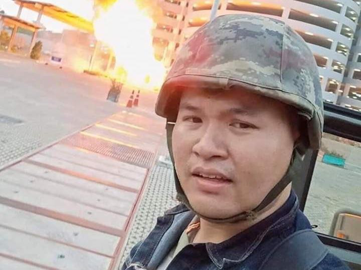 Chân dung nghi phạm vụ tấn công. Ảnh: Twitter