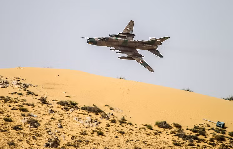 Chiến đấu cơ Su-22 của Không quân Syria. Ảnh: Tass
