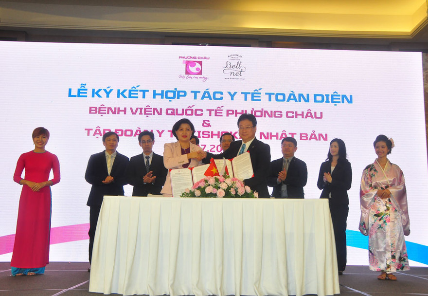 Lãnh đạo Bệnh viện Phương Châu và Tập đoàn Y tế Kishokai kết hợp tác