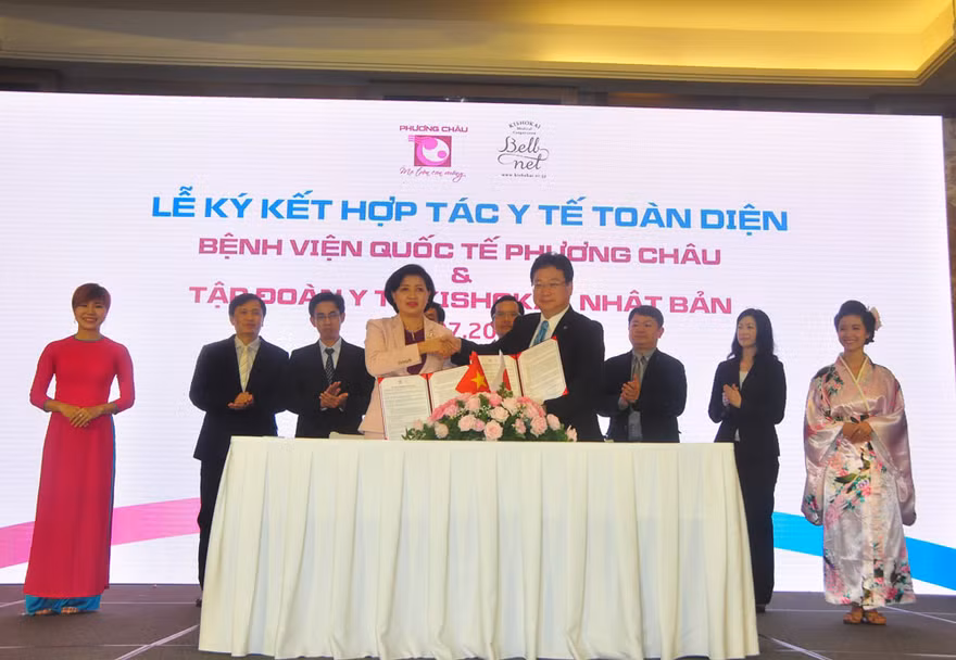 Lãnh đạo Bệnh viện Phương Châu và Tập đoàn Y tế Kishokai kết hợp tác