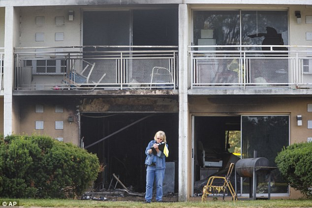 Hiện trường vụ cháy. Ảnh: Daily Mail