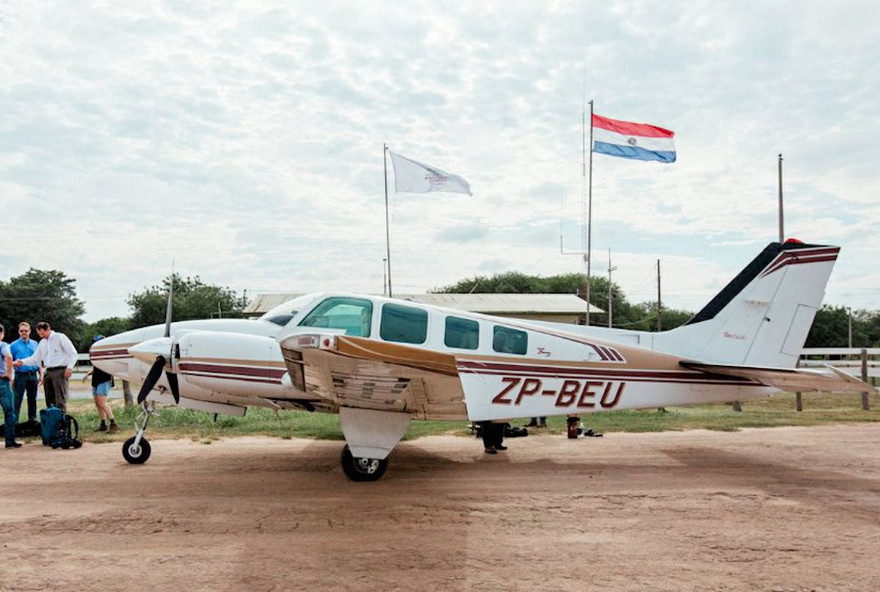 Chiếc máy bay cùng loại với máy bay mất tích. Ảnh: Nacion