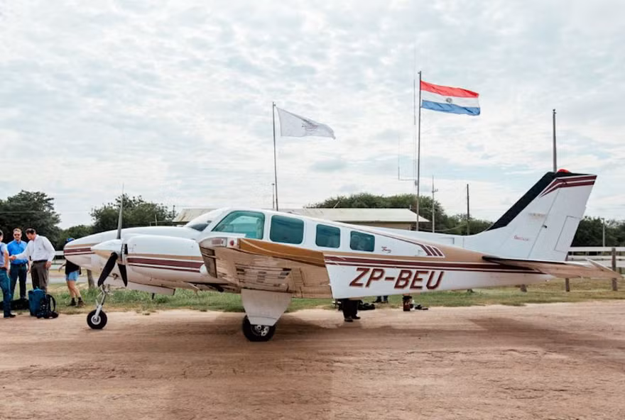 Chiếc máy bay cùng loại với máy bay mất tích. Ảnh: Nacion