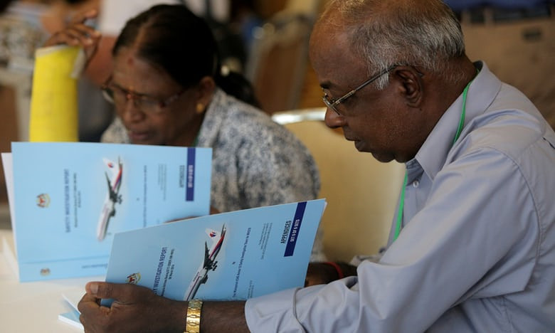 Malaysia công bố báo cáo về vụ mất tích MH370. Ảnh: Reuters