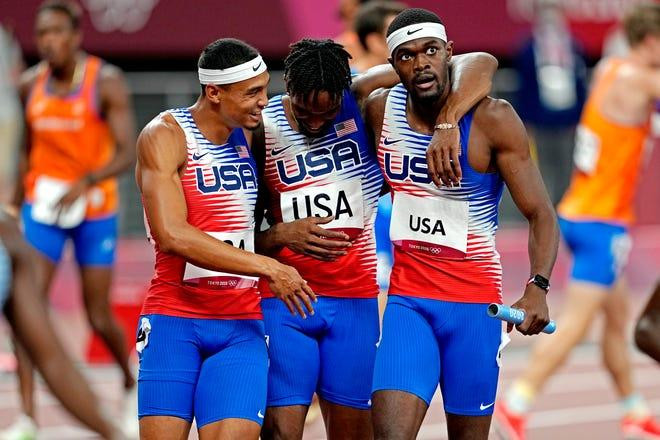 Các nam VĐV điền kinh Mỹ giành HCV thứ 2 tại Olympic Tokyo