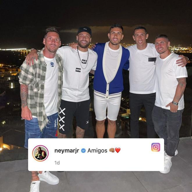 Messi gặp dàn sao PSG trước khi chia tay Barca 