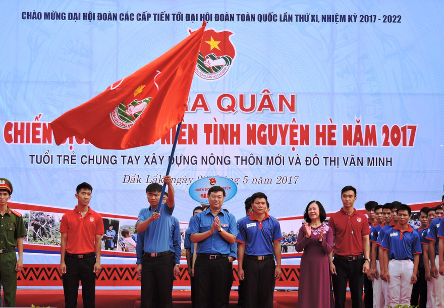 Ra quân Chiến dịch Thanh niên tình nguyện hè 2017