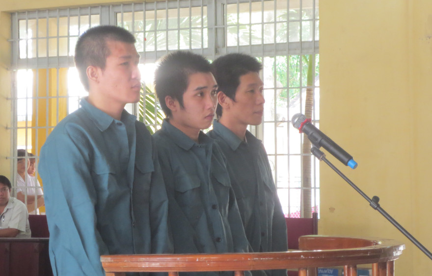 3 bị cáo cầm đầu kích động học viên trốn trại. Ảnh: L.N