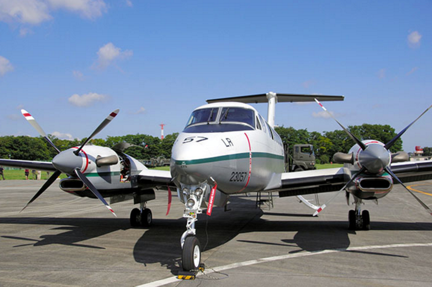 Một chiếc máy bay loại LR-2. Ảnh: Lực lượng Phòng vệ Mặt đất Nhật Bản