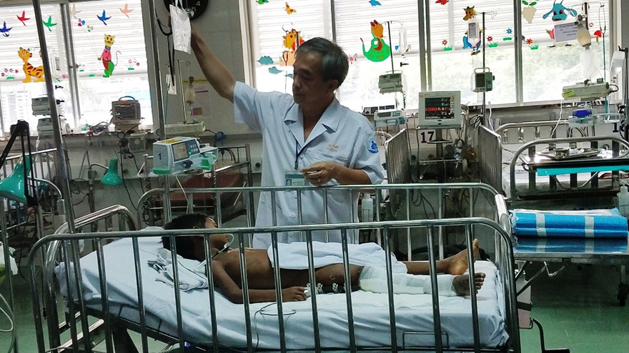 Sau hơn 2 tuần được chăm sóc, hiện sức khỏe bé đã dần hồi phục.