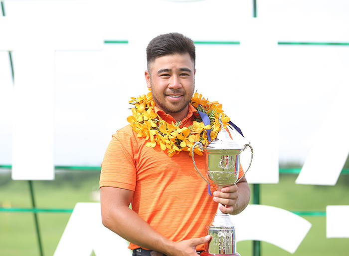 Golfer Andy Chu Minh Đức vô địch giải golf chuyên nghiệp đầu tiên của Việt Nam