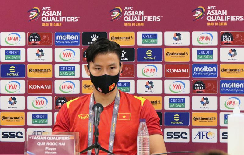 Đội trưởng Quế Ngọc Hải: 'Chúng tôi chiến đấu với tinh thần Việt Nam' 