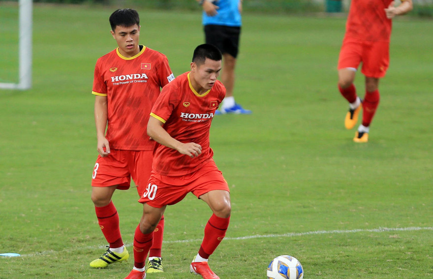 Tuấn Hải là tân binh của đội tuyển Việt Nam ảnh Anh Đoàn