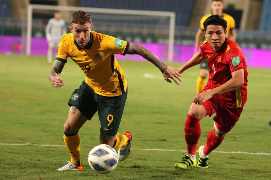 Đội tuyển Việt Nam thể hiện tinh thần thi đấu tuyệt vời