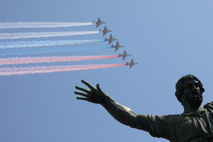 Lễ duyệt binh Ngày Chiến thắng năm 2019. Ảnh: Moscow Times