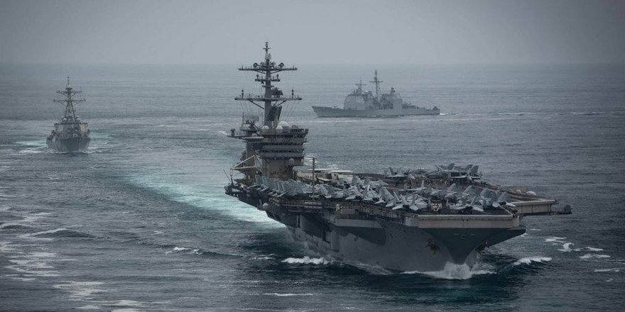 Tàu USS Theodore Roosevelt. Ảnh: Hải quân Mỹ