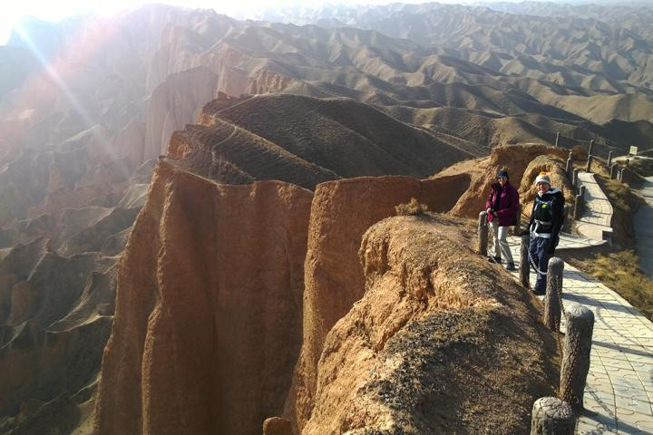Khu du lịch Rừng đá Sông Hoàng Hà. Ảnh: Beijing Hiker