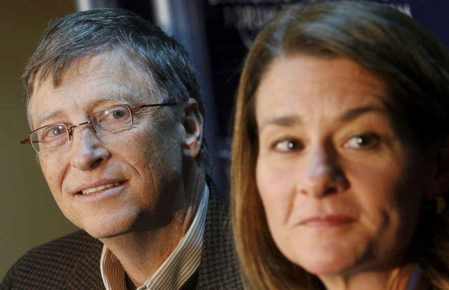 Bill Gates và vợ Melinda. Ảnh: Reuters