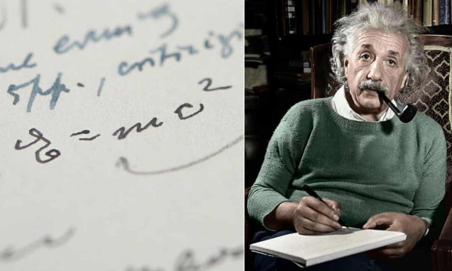 Thiên tài Albert Einstein và phương trình nổi tiếng thế giới. 