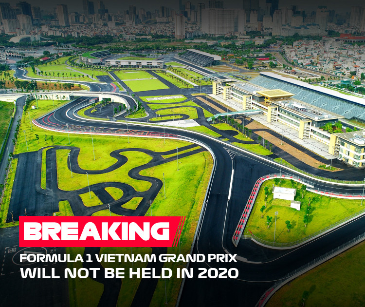 Huỷ chặng đua xe công thức 1 Việt Nam năm 2020
