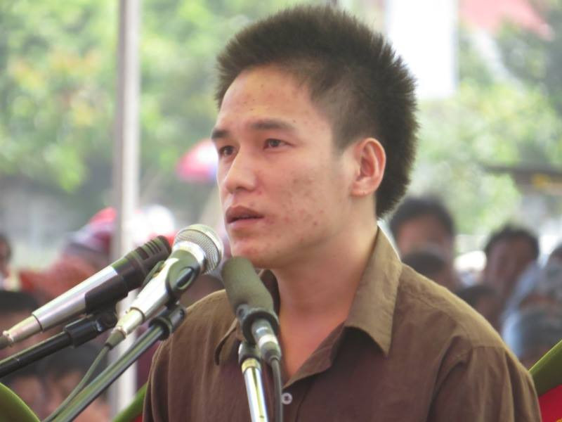 Bị cáo Trần Đình Thoại.