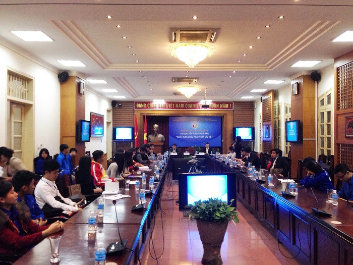 Quang cảnh buổi thảo luận.