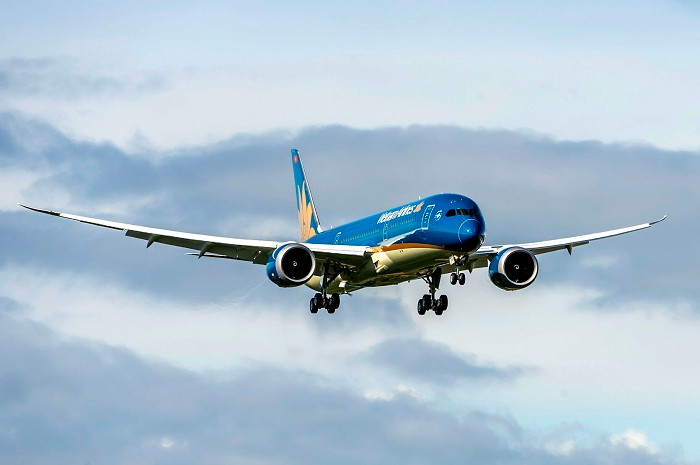 Máy bay mới A 350 – một trong 2 những dòng máy bay mới, hiện đại được VNA đưa vào khai thác trong năm 2015