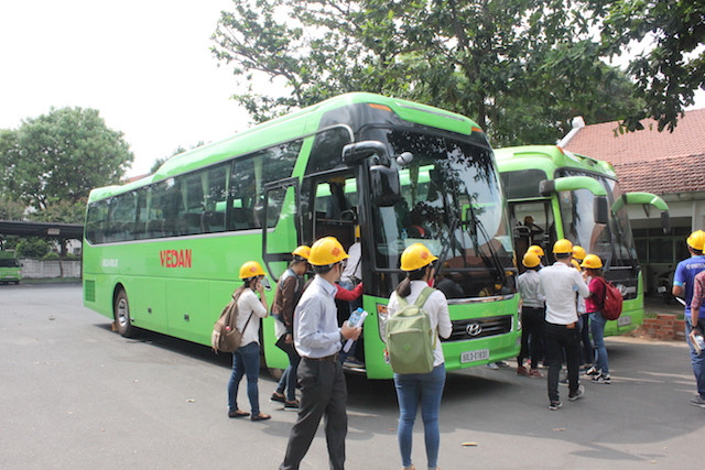 Vedan Việt Nam tạo kiện cho sinh viên tham quan nhà máy sản xuất